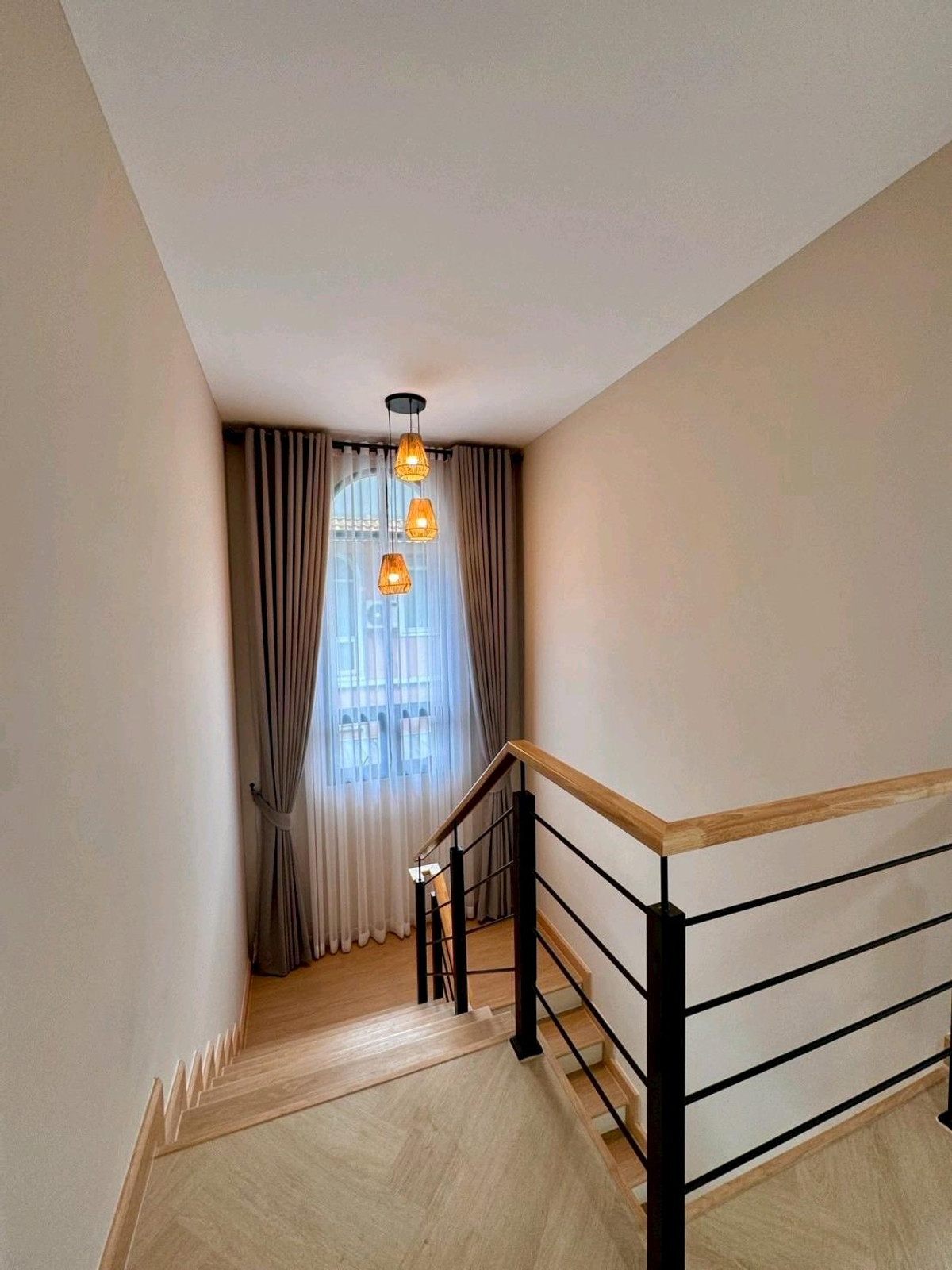 For SaleHouseNawamin, Ramindra : 2-story detached house for sale, Tuscana Village Phraya Suren 41 Pink Line Near Fashion Island Department Store, The Promenade, Makro, Big C, Lotus, The Jazz along Khlong Song, Hathaimit Market, Minburi Market, Thai Watsadu, HomePro, renovated and ready t