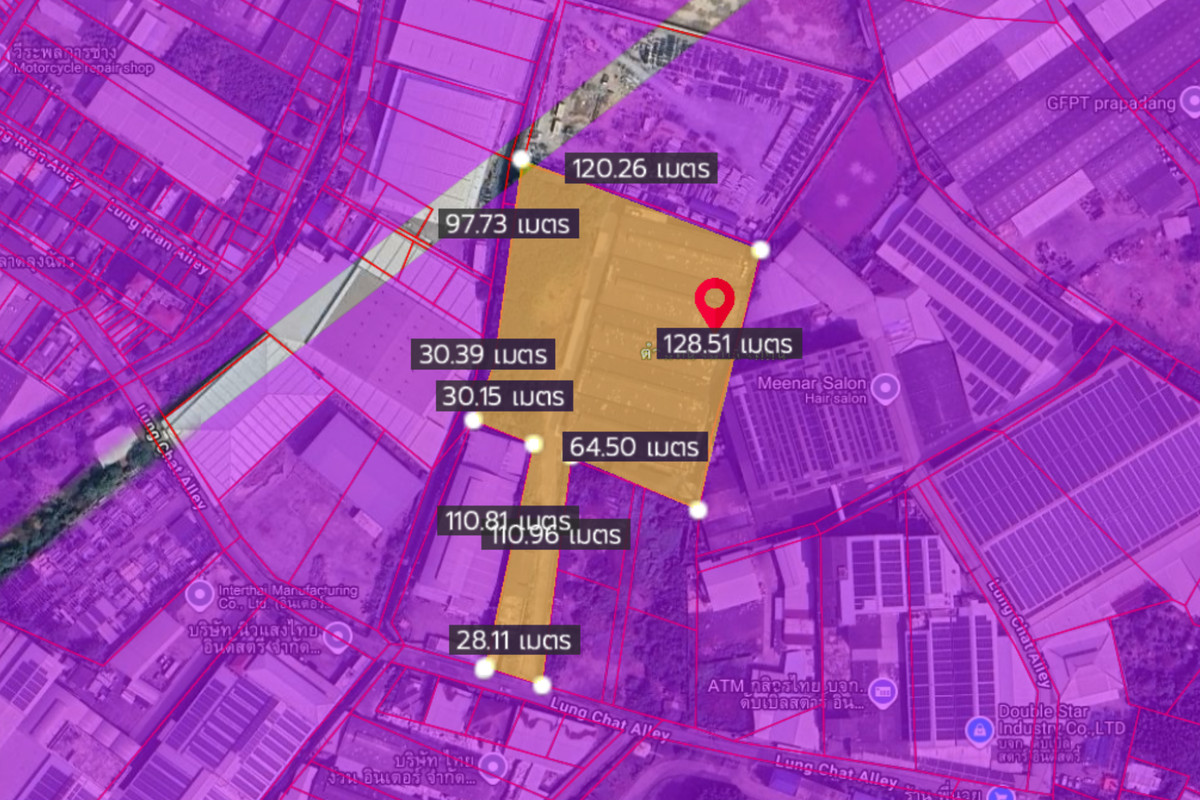 For SaleFactoryRathburana, Suksawat : Industrial land with factory buildings for sale at Suksawat 84 Purple zone with Ror Ngor 4 license