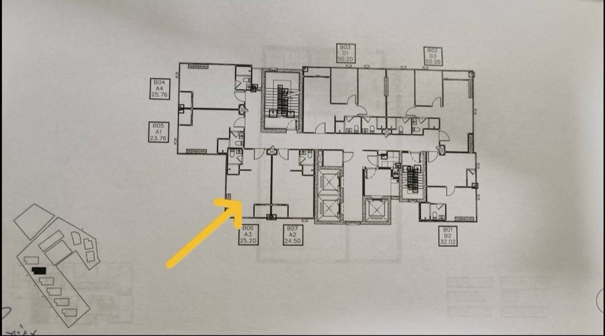ขายคอนโดพระราม 9 เพชรบุรีตัดใหม่ RCA : ขายดาวน์COBE รัชดา - พระราม 9 ของ SC ASSET. ตึก B ชั้น 6