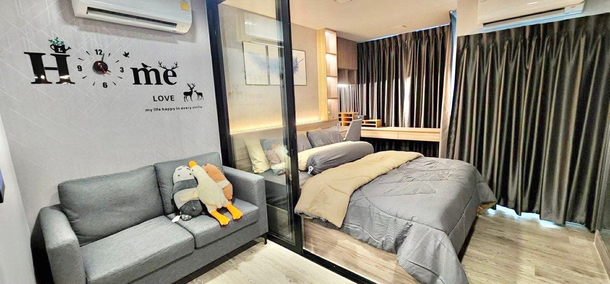 For SaleCondoPathum Thani,Rangsit, Thammasat : Urgent, vacant room for sale, Kave Town Colony, beautiful built-ins, fully furnished.