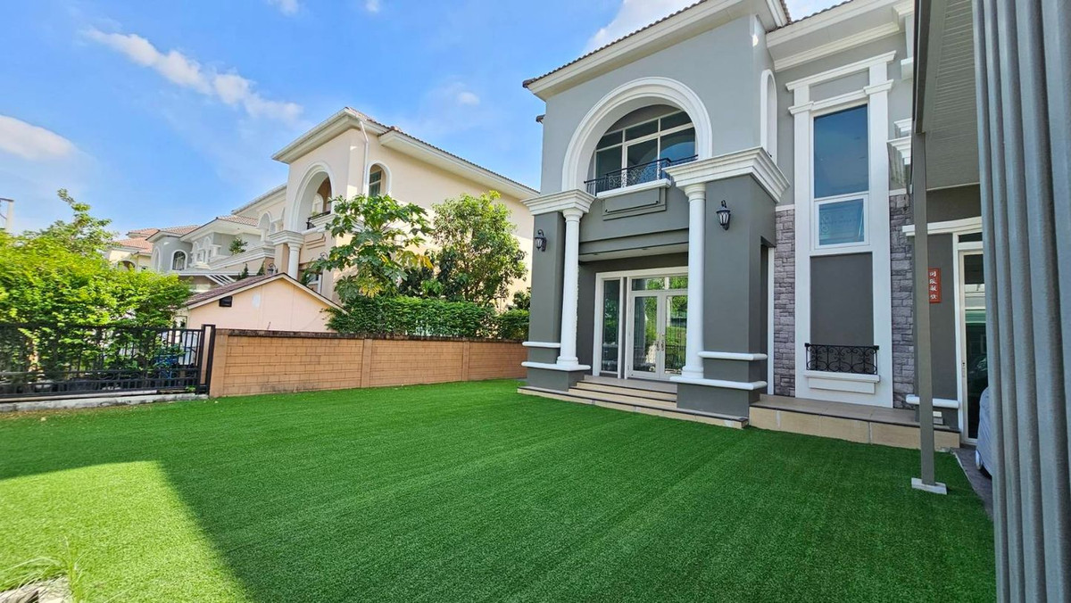 For SaleHouseLadkrabang, Suwannaphum Airport : 113.5 sq m, 3 bedrooms, 4 bathrooms, 2-story detached house, Two Grand Monaco, Bangna Wongwaen.