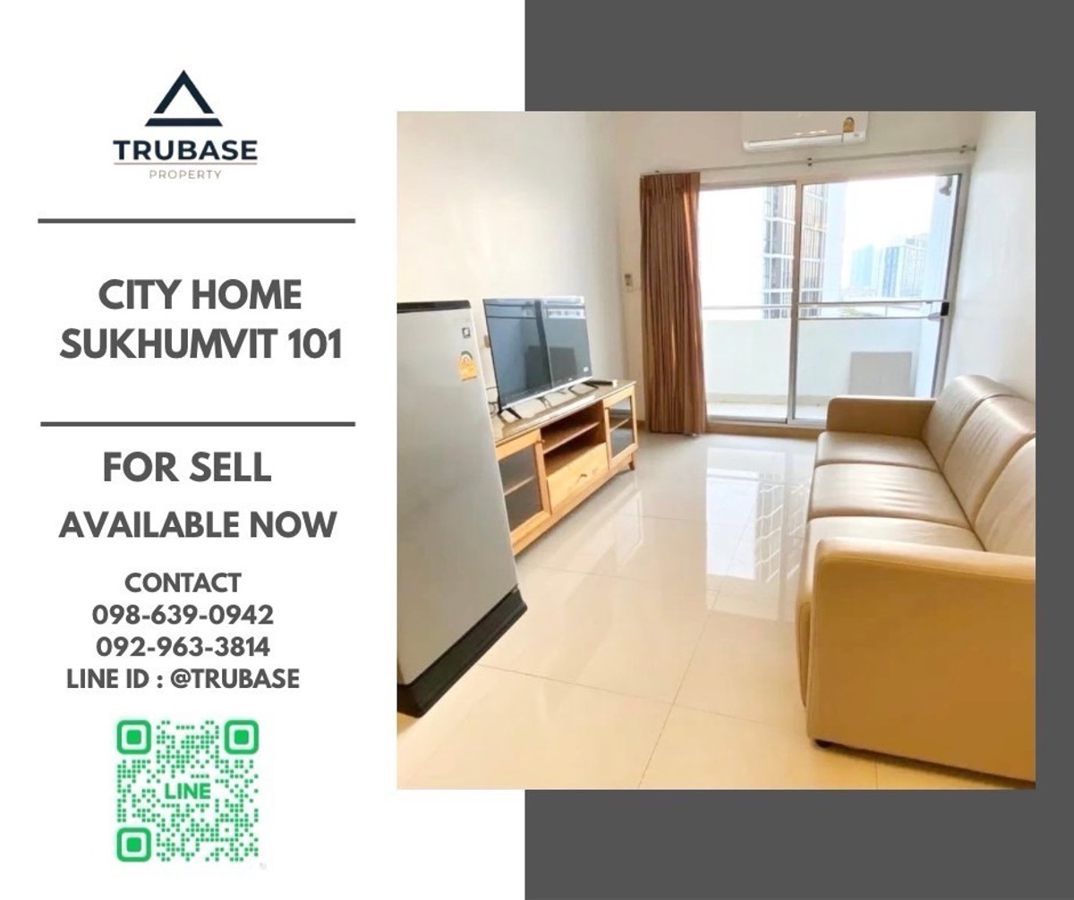 For SaleCondoOnnut, Udomsuk : 📍For sale City home sukhumvit 101, large size room ✨BEST VALUE✨📍
