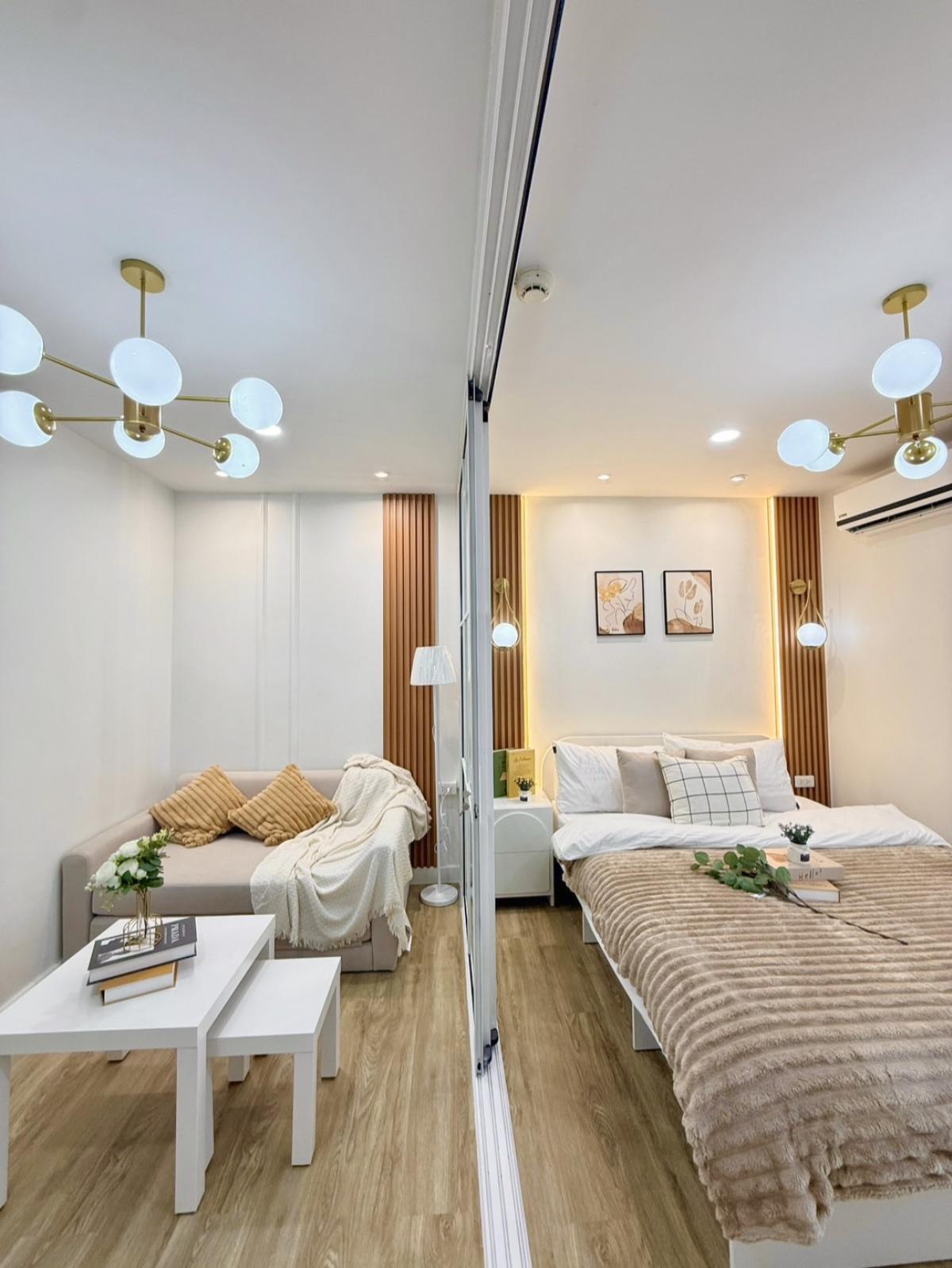 ขายคอนโดบางนา แบริ่ง ลาซาล : 🔥ขาย 🌟ห้องรีโนเวทใหม่ 🧳พร้อมอยู่ 🏢บี คอนโด บางนา - ตราด กม.5 31 ตร.ม.