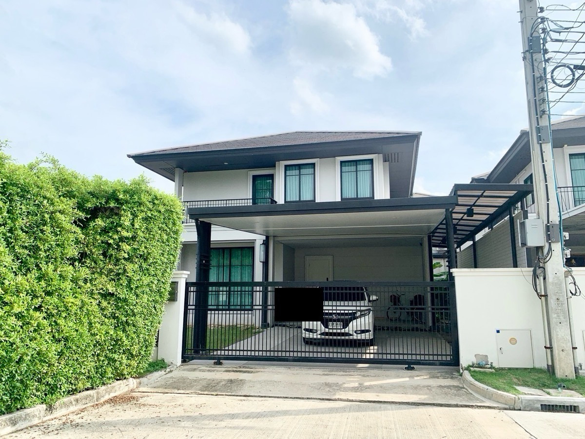 ให้เช่าบ้านพัฒนาการ ศรีนครินทร์ : ให้เช่าบ้านเดี่ยว เศรษฐสิริ พัฒนาการ, 4 ห้องนอน พร้อมเฟอร์ เลี้ยงสัตว์ได้ 