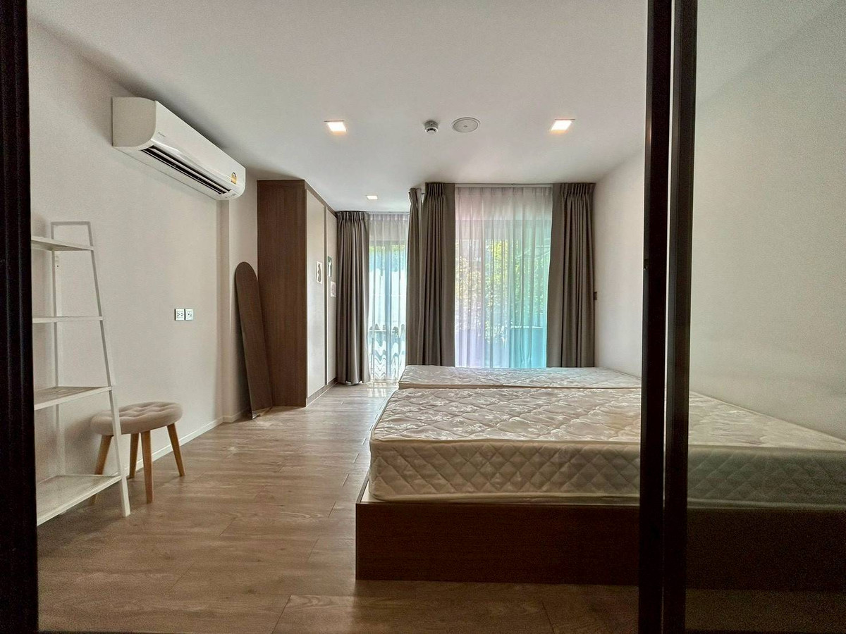 For RentCondoPathum Thani,Rangsit, Thammasat : 🏡 For rent Kave Town Space 11,000฿💖 ✨ Building C, 2nd floor, garden view ✅️ Ready to move in