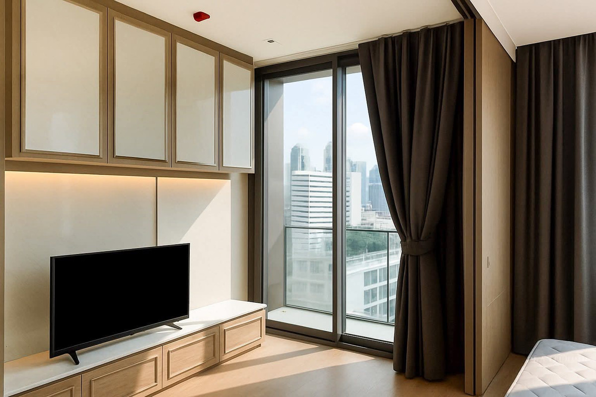 ให้เช่าคอนโดสีลม ศาลาแดง บางรัก : White Room Style ⚪️ Ashton Silom 1bed 36 Sqm Fullyfurnish , Welcome Foreign 30,000- 