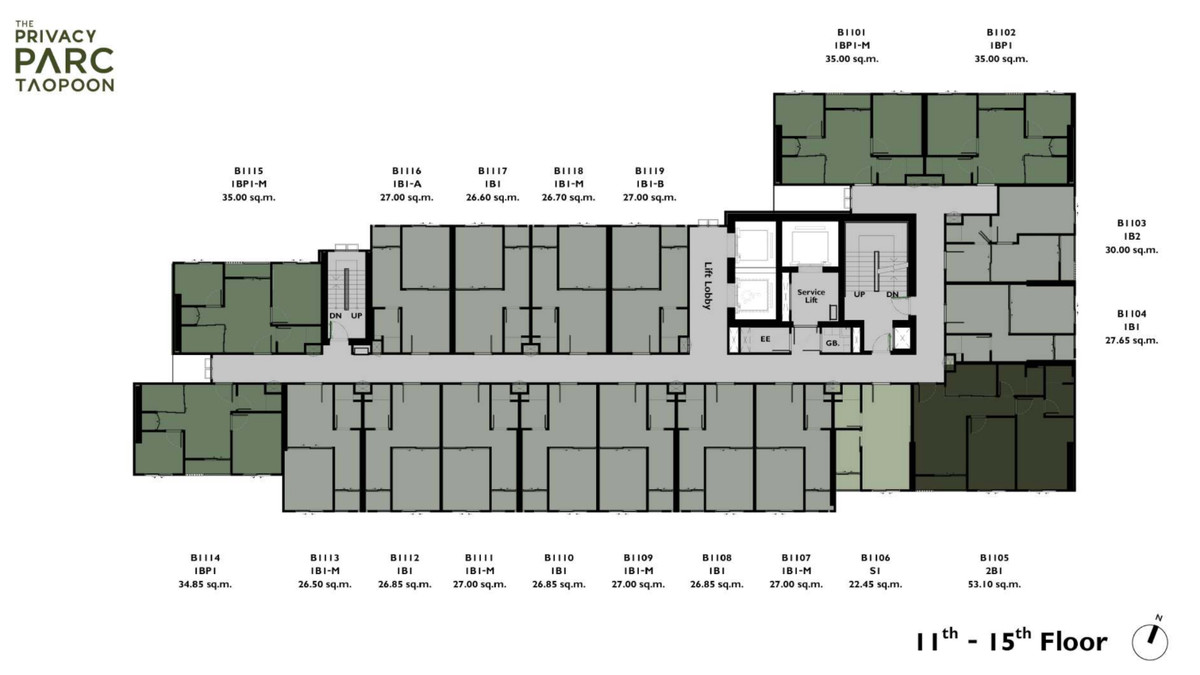 For SaleCondoBang Sue, Wong Sawang, Tao Pun : 🔥 HOT DEAL 🚝 The Privacy Parc Tao Poon ✨ 1 Bedroom, 1 Bathroom — Best Price Guaranteed! 💯 📱 092-8088899