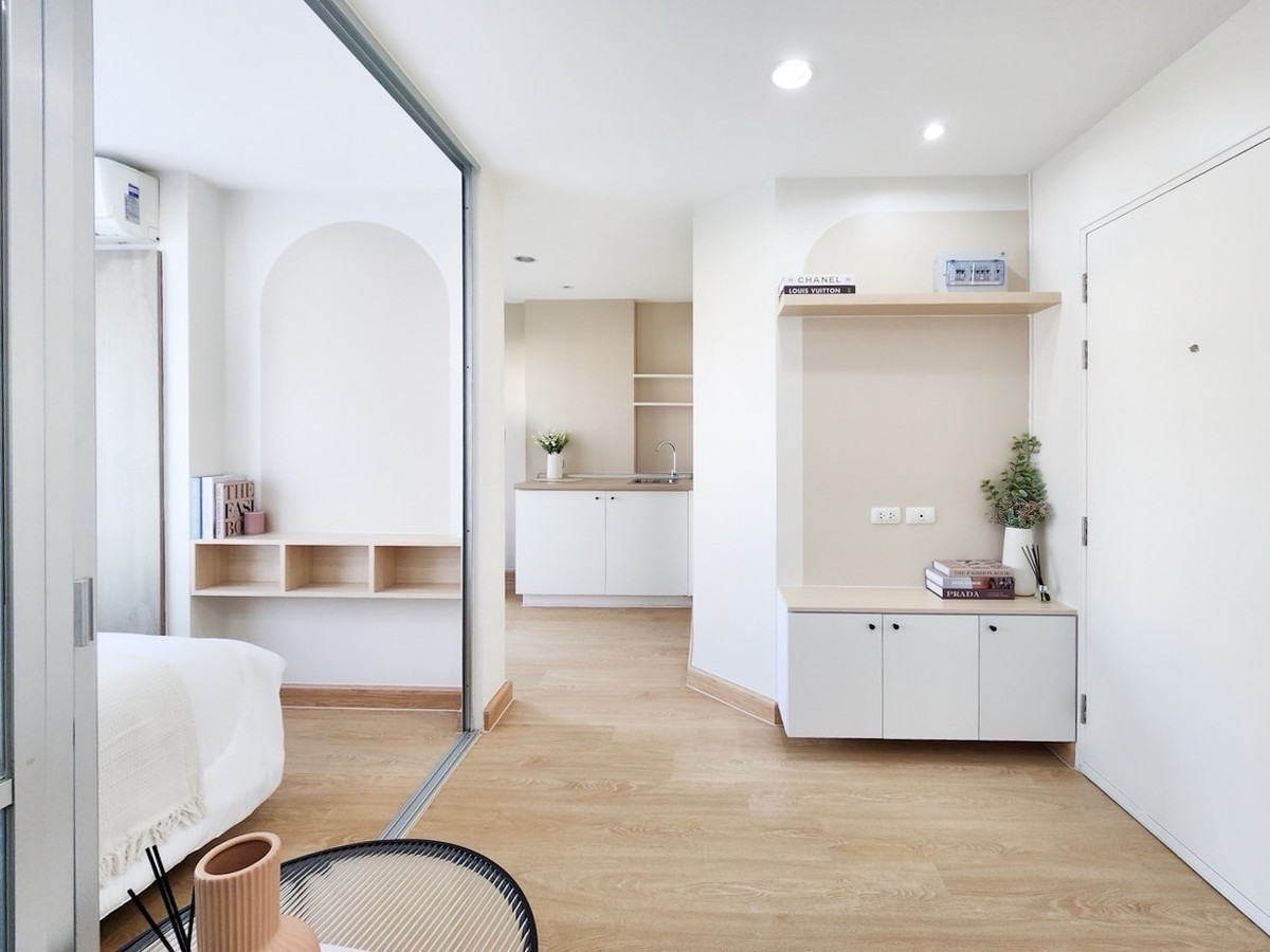 For SaleCondoPattanakan, Srinakarin : urgent!! Selling very cheap 1.279mb <5 thousand installments> Newly decorated room, Lumpini On Nut-Pattanakarn