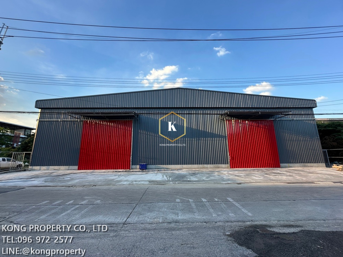 For RentWarehouseLadprao101, Happy Land, The Mall Bang Kapi : Warehouse for rent, Pho Kaeo 3, Bang Kapi, Bangkok, size 600 sq m (newly built)