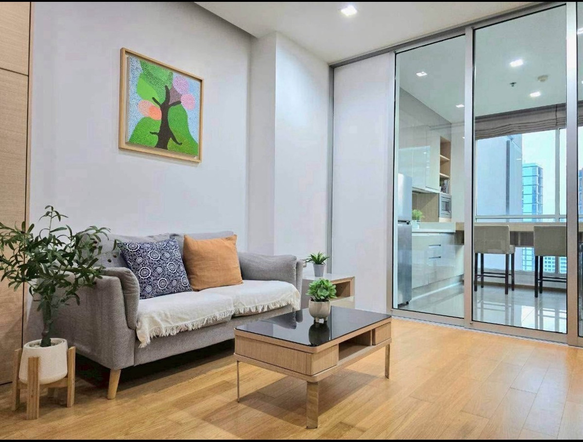 For RentCondoRama9, Petchburi, RCA : 🔥Rent 1BR🔥47sqm🔥Floor35🔥26,000/month🔥The Address Asoke