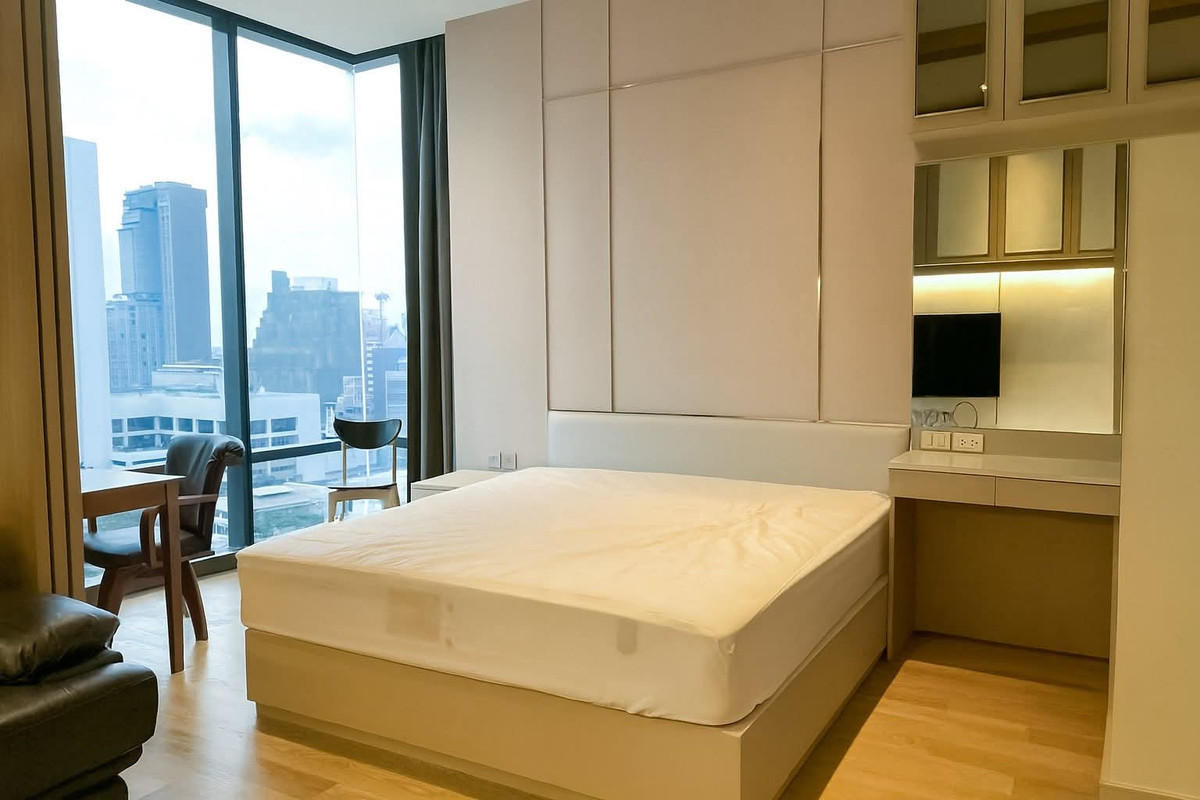 ให้เช่าคอนโดสีลม ศาลาแดง บางรัก : White Room Style ⚪️ Ashton Silom 1bed 36 Sqm Fullyfurnish , Welcome Foreign 30,000- 