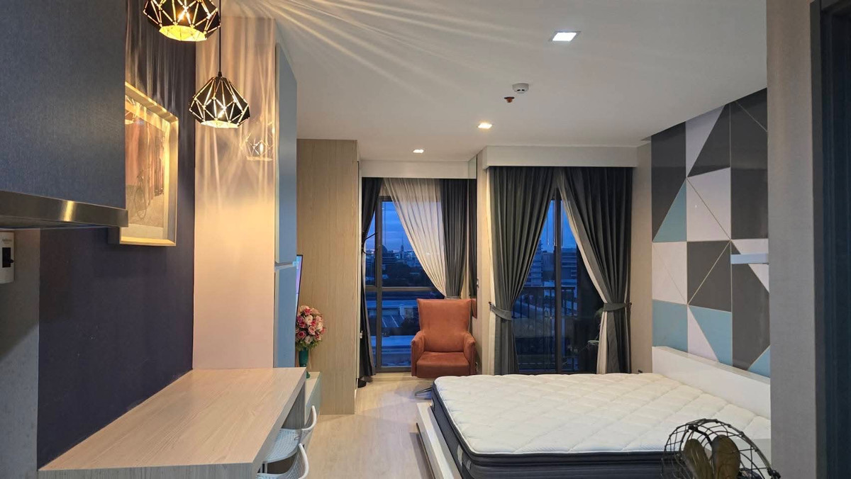ให้เช่าคอนโดราชเทวี พญาไท : New Room Coming 🔥🔥🔥 Rhythm Rangnam Studio 28 Sqm Fullyfurnish , Welcome Foreign 20,000-