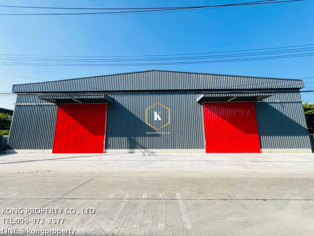 For RentWarehouseLadprao101, Happy Land, The Mall Bang Kapi : Warehouse for rent, Pho Kaeo 3, Bang Kapi, Bangkok, size 600 sq m (newly built)