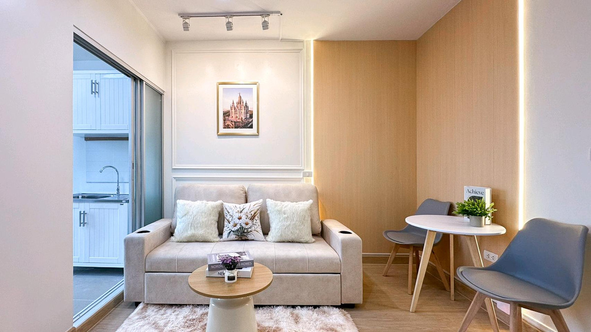 For SaleCondoRamkhamhaeng, Hua Mak : 🏙Good condo, location like it🤩📍 “U Delight@Hua Mak“ 🚅Near MRT, ARL, just come and move in now🤗🤗