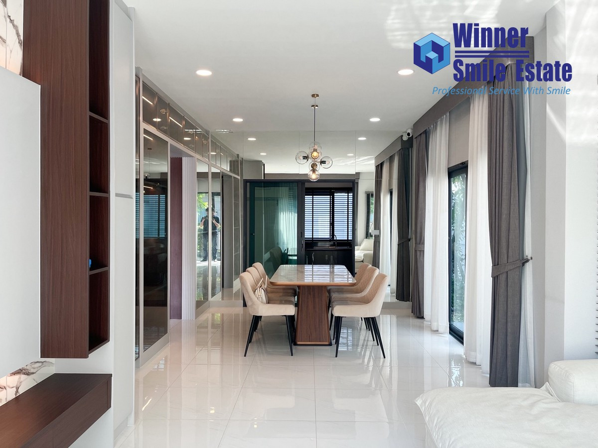 ให้เช่าบ้านบางนา แบริ่ง ลาซาล : For Rent The City Bangna luxury House extremely 4 Bed 5 Bathroom 290 sqm Fully Furnished