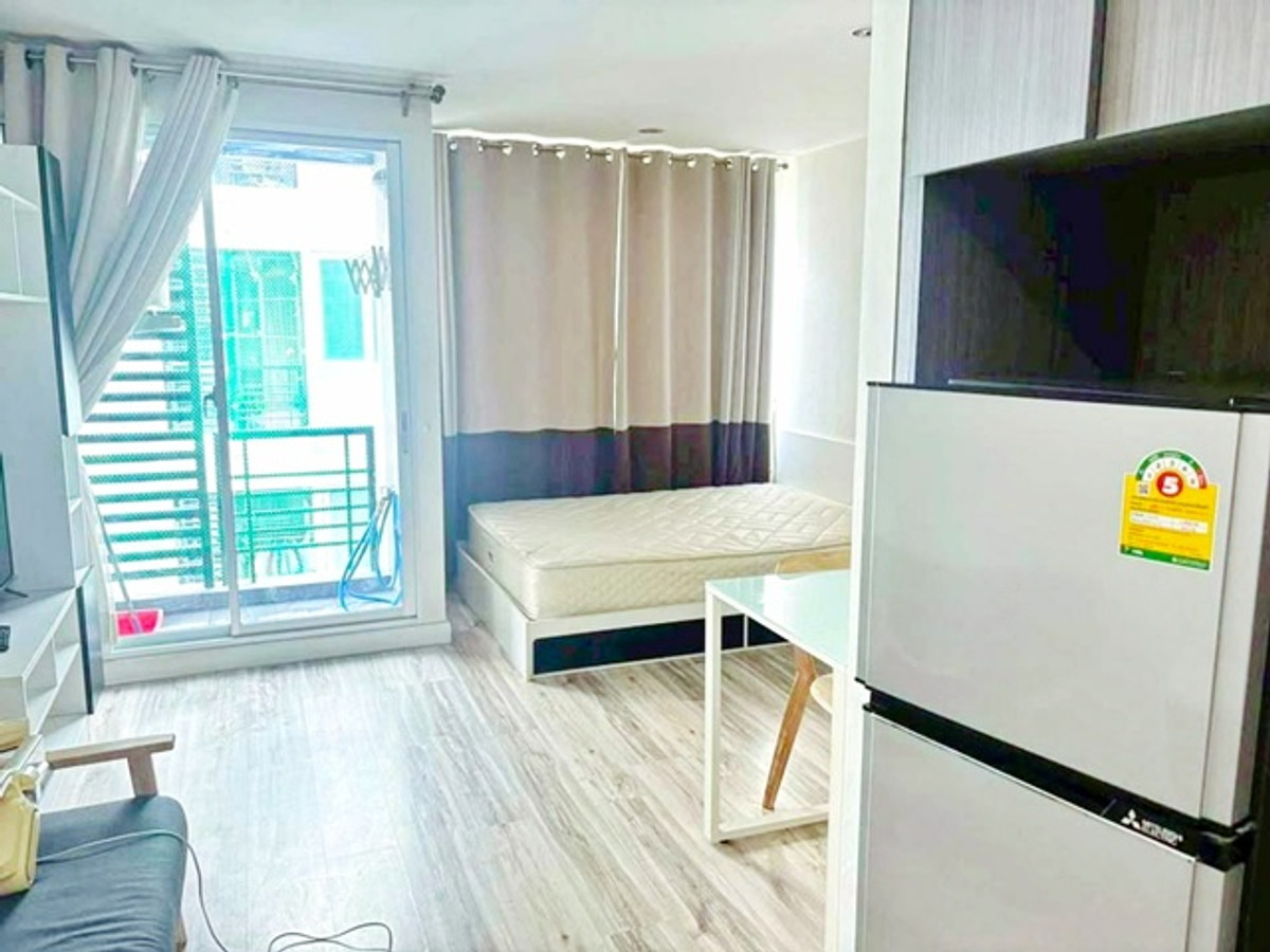 For RentCondoRama5, Ratchapruek, Bangkruai : Condo for rent Sammakorn S9 25sq.m. 7th floor MRT BangRakYai500m. 5,998B-M. 1bed 1bath Conveniently