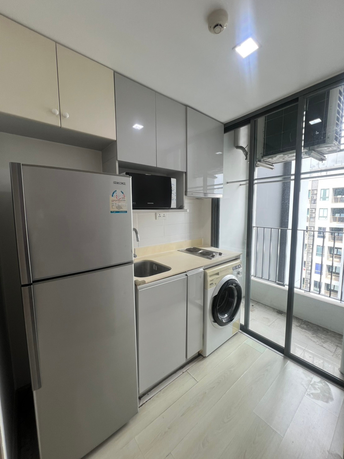 For RentCondoOnnut, Udomsuk : P-2894 For rent!! Room ready to move in, high floor, near BTS On Nut, Ideo mobi sukhumvit 81