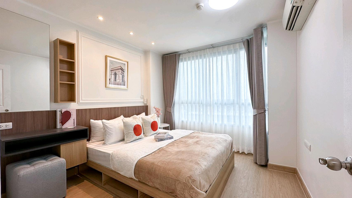 For SaleCondoRamkhamhaeng, Hua Mak : 🌟🌟U Delight​@Hua Mak🤗🤩 Do you like it??💕🏙Beautiful room, good price, great location, near MRT, near ARL🚅