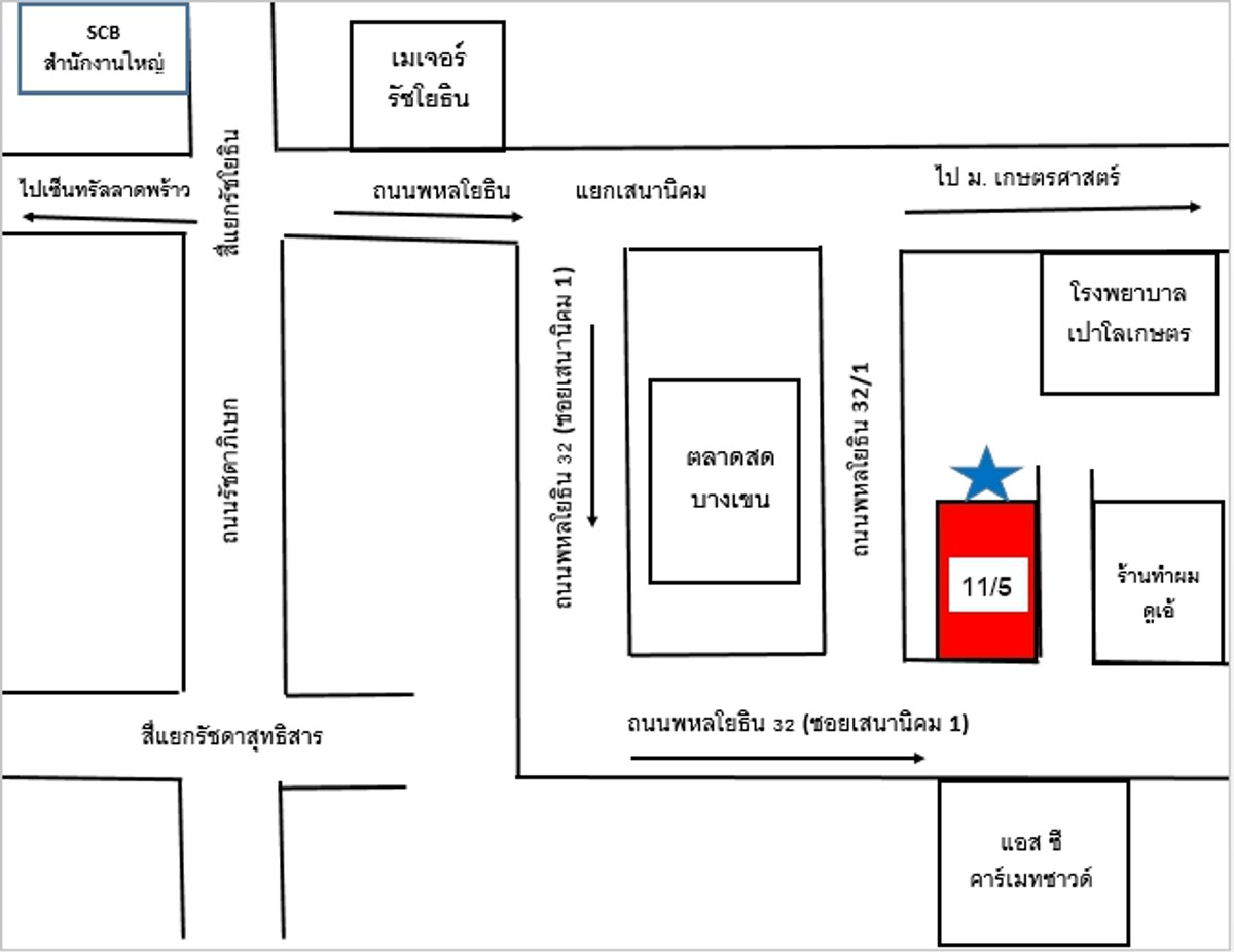ให้เช่าอาคารพาณิชย์เกษตรศาสตร์ รัชโยธิน : ห้องว่างให้เช่า พหลโยธิน 32 ใกล้ BTS เสนานิคม ทางเข้าตลาดสดบางเขน โรงพยาบาลเมโย เมเจอร์รัชโยธิน