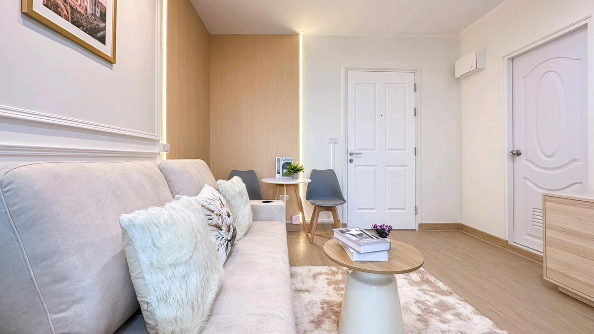 For SaleCondoRamkhamhaeng, Hua Mak : 🌟🌟U Delight​@Hua Mak🤗🤩 Do you like it??💕🏙Beautiful room, good price, great location, near MRT, near ARL🚅