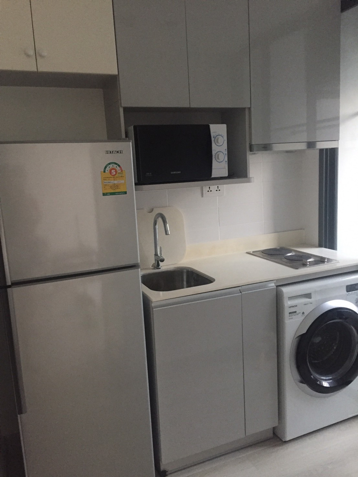 For RentCondoOnnut, Udomsuk : P-2894 For rent!! Room ready to move in, high floor, near BTS On Nut, Ideo mobi sukhumvit 81