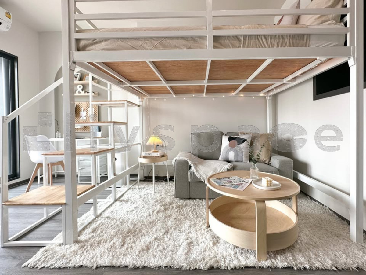 For RentCondoSiam Paragon ,Chulalongkorn,Samyan : ▚ LE151ツ For Rent: IDEO Chula-Samyan Studio 29 sq.m.! ✨ Stunning Decor (Loft Bed) ICONSIAM View, Rare Unit Near Chula 24k (Ready to View!