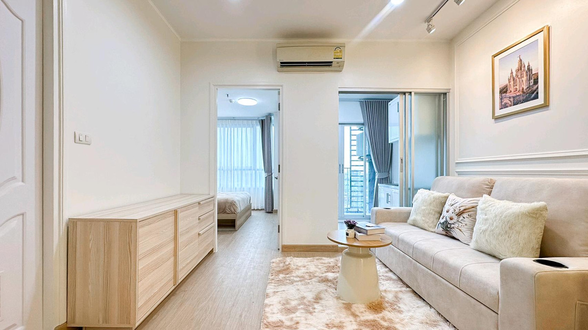 For SaleCondoRamkhamhaeng, Hua Mak : 🏙Good condo, location like it🤩📍 “U Delight@Hua Mak“ 🚅Near MRT, ARL, just come and move in now🤗🤗