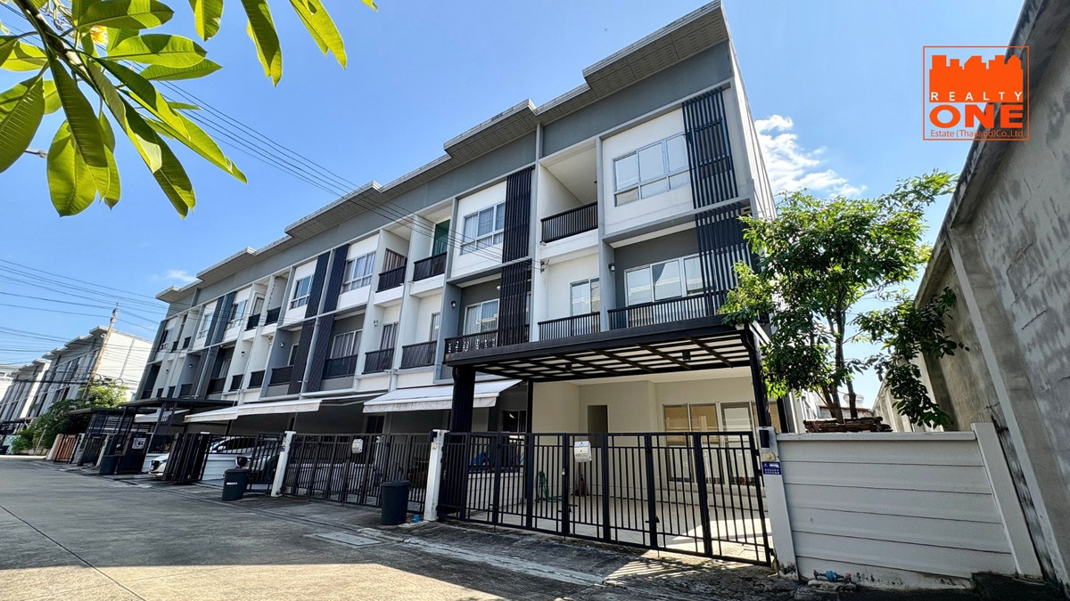 ขายทาวน์โฮมนวมินทร์ รามอินทรา : ขายทาวน์เฮาส์ 3 ชั้น หลังมุม สัมมากร อเวนิว รามอินทรา-วงแหวน บ้านใหม่ไม่เคยอยู่