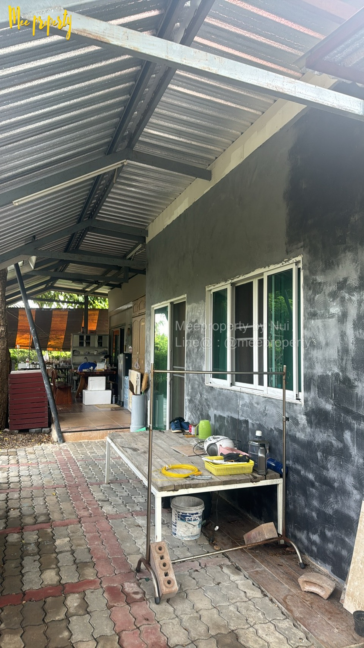 For SaleHotel&Apartment BusinessNakhon Pathom : Land for sale with business, 2 rai 46 sq m. at Naraphirom Subdistrict, Bang Len, Nakhon Pathom. No flooding. Monthly rental ready to generate continuous income!  ME-221