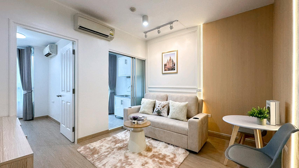 For SaleCondoRamkhamhaeng, Hua Mak : 🏙Good condo, location like it🤩📍 “U Delight@Hua Mak“ 🚅Near MRT, ARL, just come and move in now🤗🤗