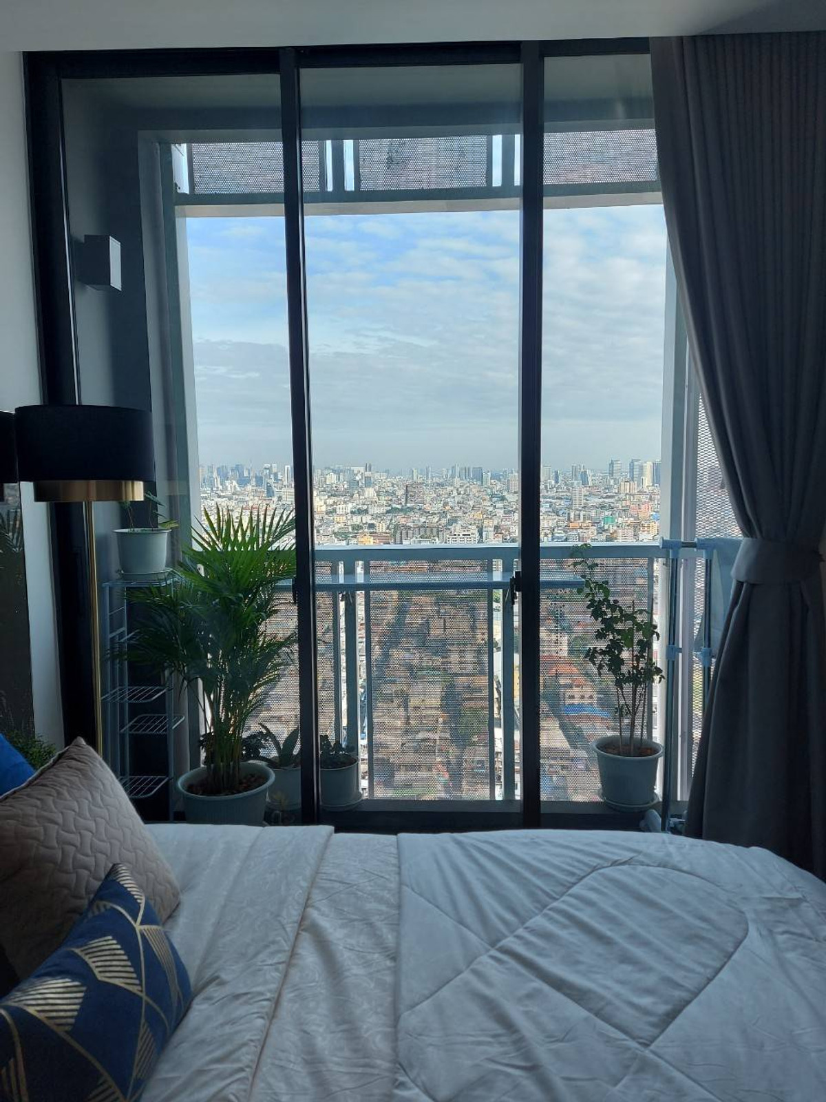 For SaleCondoRama9, Petchburi, RCA : Condo for sale, A Space ID Asoke-Ratchada, 1 bedroom, high floor, very beautiful, MRT Rama 9.