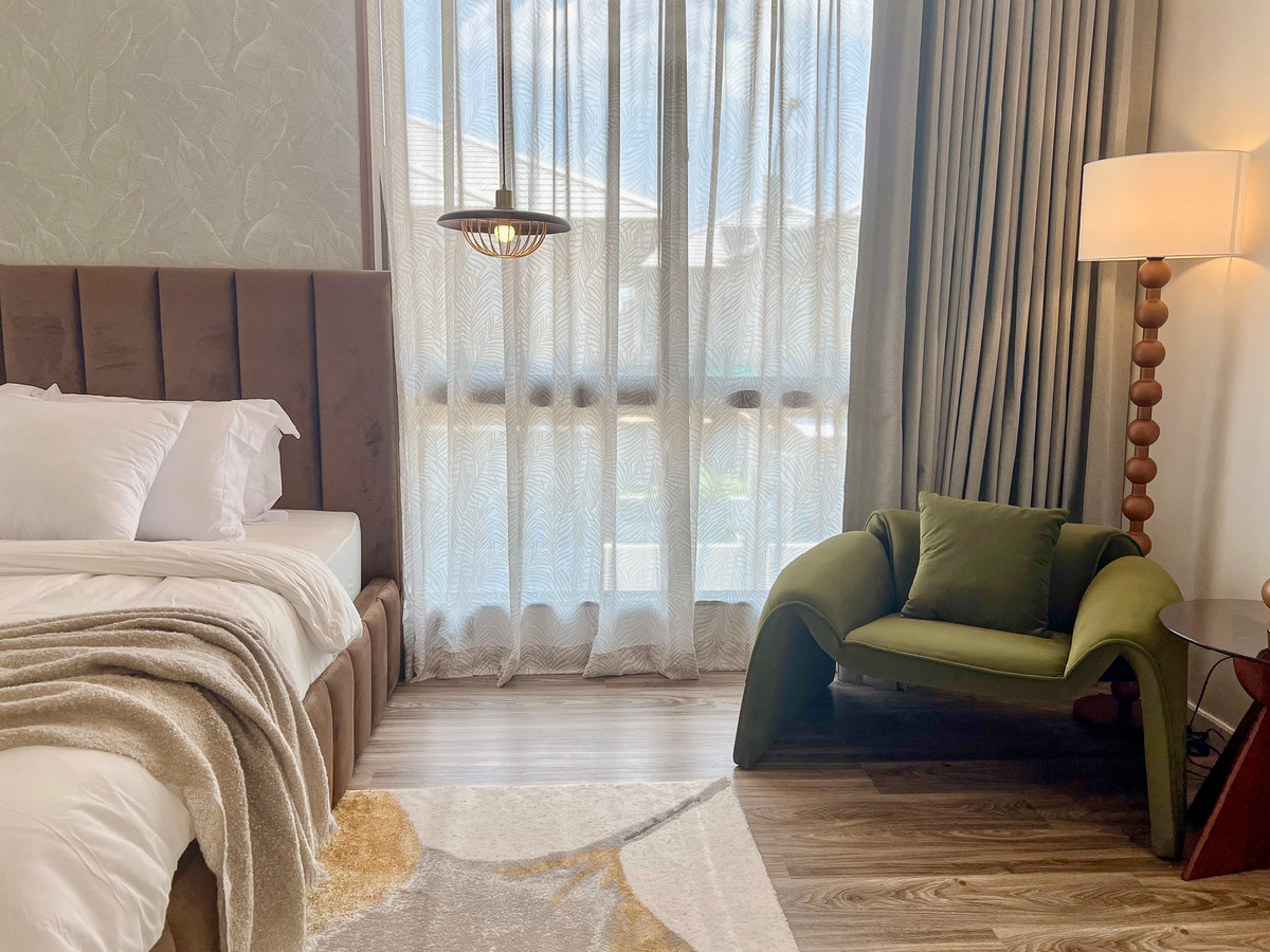 ให้เช่าบ้านพัฒนาการ ศรีนครินทร์ : ให้เช่าบ้านเดี่ยว Burasiri Krungthep Kreetha | หลังริม พื้นที่สวนใหญ่ | ตกแต่งครบ พร้อมเข้าอยู่ | Pet Friendly