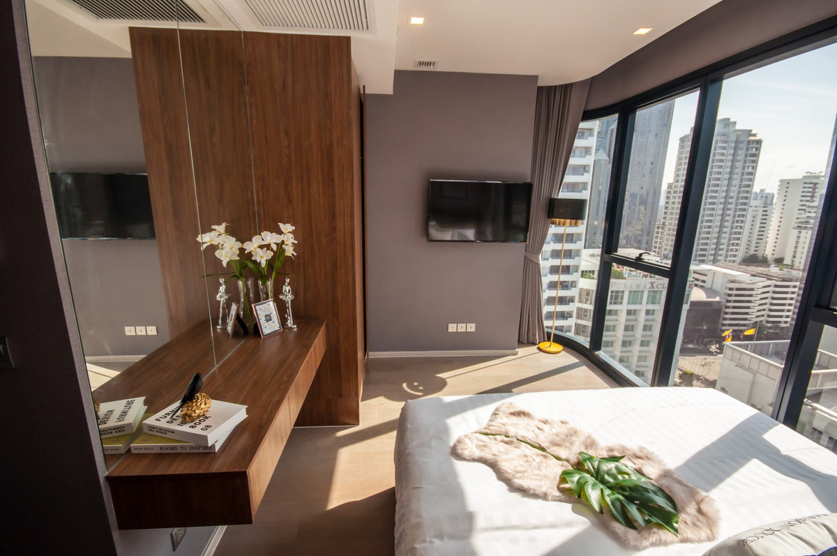 For RentCondoSukhumvit, Asoke, Thonglor : For rent Condo Ashton Asoke 2 bed 1 bath fully furnished (S03-1833) 