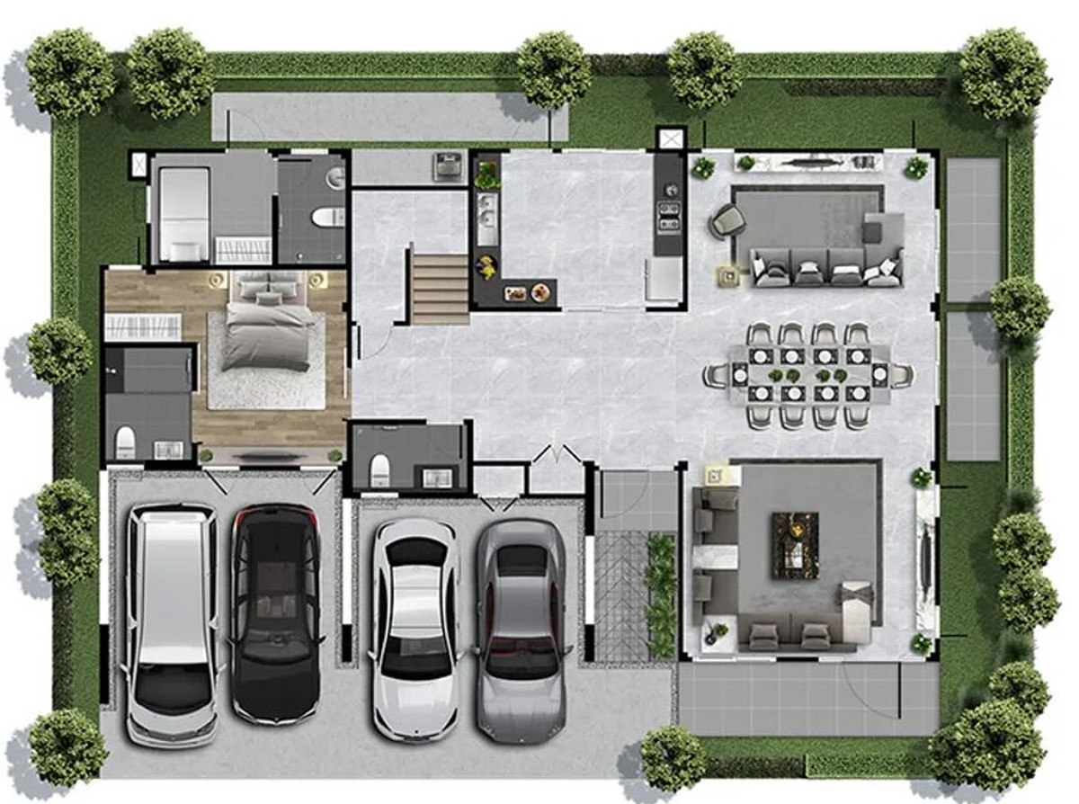 บ้านบางนา แบริ่ง ลาซาล : SALE/RENT The City บางนา บ้านใหญ่ Size XXL 5 ห้องนอน ใกล้ MEGA บางนา