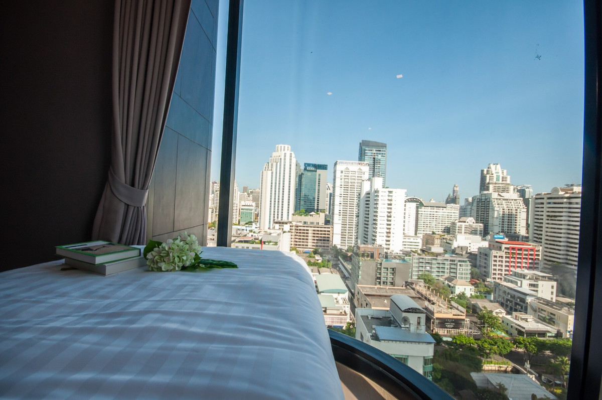 For RentCondoSukhumvit, Asoke, Thonglor : For rent Condo Ashton Asoke 2 bed 1 bath fully furnished (S03-1833) 