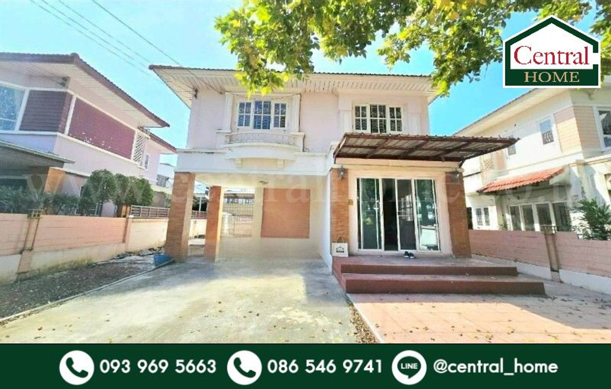 For SaleHouseRama5, Ratchapruek, Bangkruai : Single house Maneerin Lake & Park Ratchaphruek - Tiwanon 345, cheapest in the project.