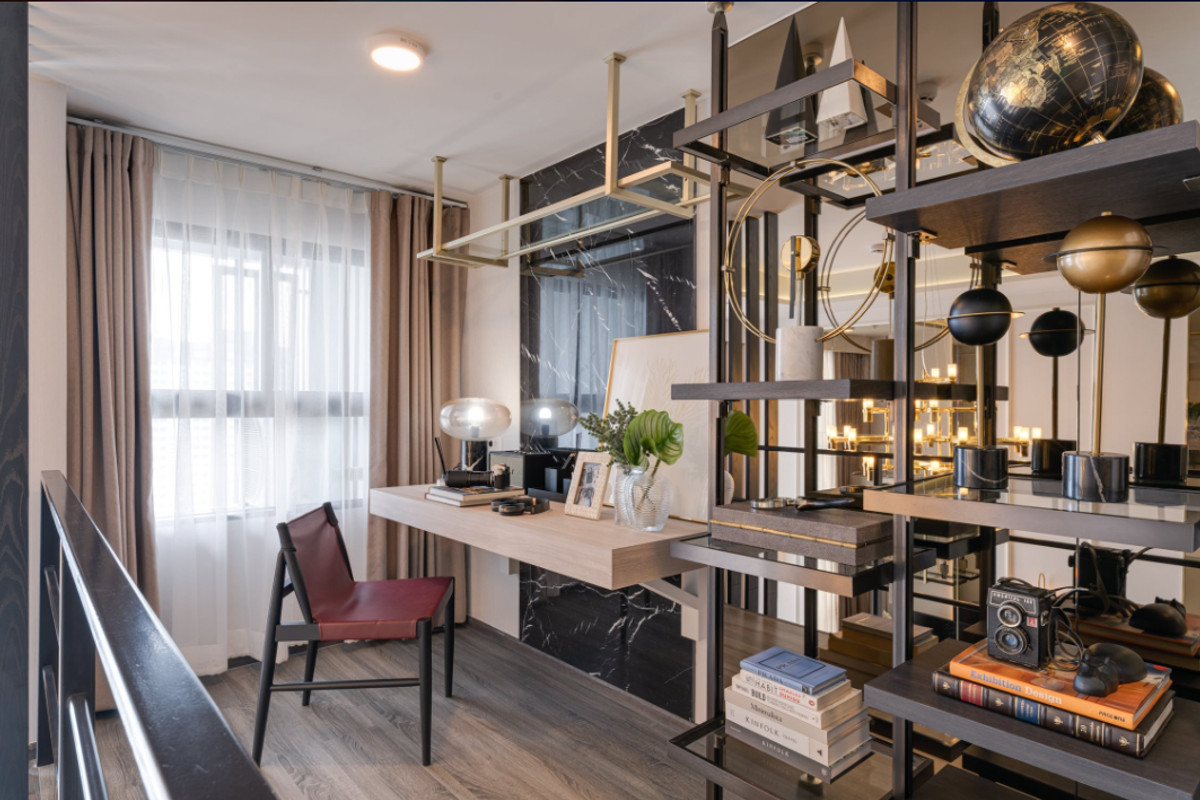 ขายคอนโดเสรีไทย-นิด้า : 💰 คุ้มค่าที่สุด! ส่วนลดถึง 850,000 บาท!  1 Bed Hybrid ติดรถไฟฟ้า! ราคาที่ดีที่สุดในโครงการ! 🚇✨📞: 065-626-5636 (คุณกี้)