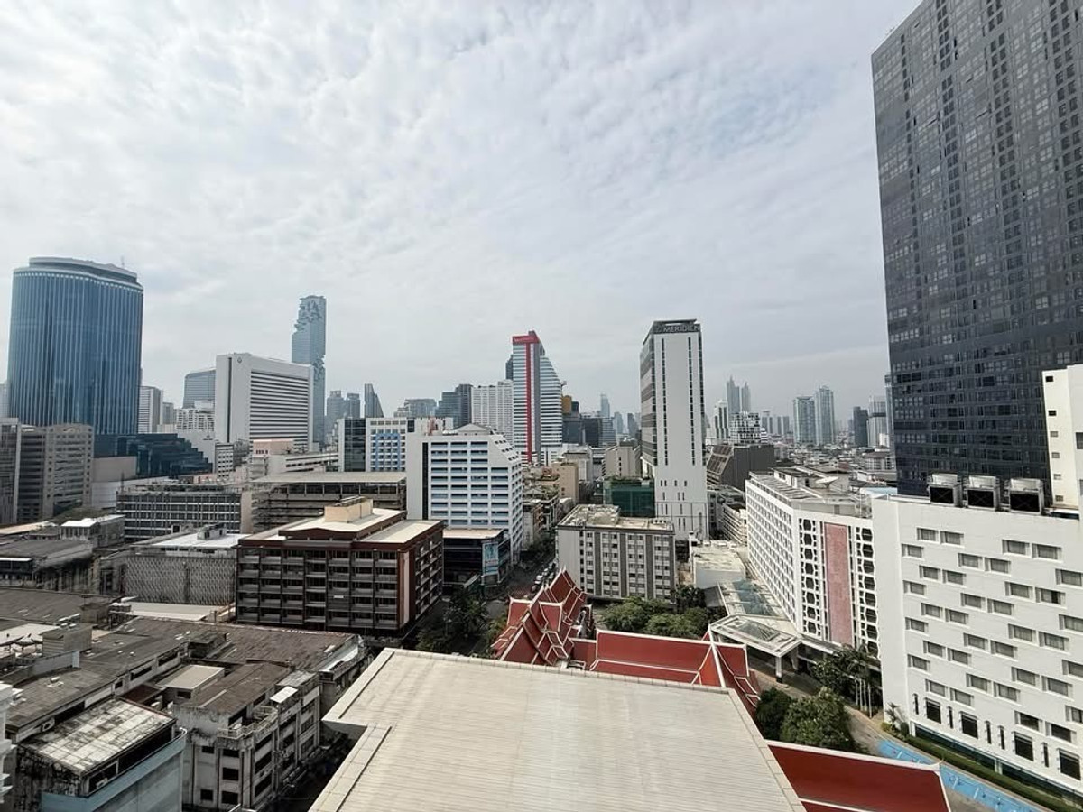 ให้เช่าคอนโดสยาม จุฬา สามย่าน : ห้องนี้เงียบไม่ได้ยินเสียงถนน🌟❗️มีโซฟาเบด เครื่องซัก-อบผ้า พร้อมอยู่ค่ะ🔥