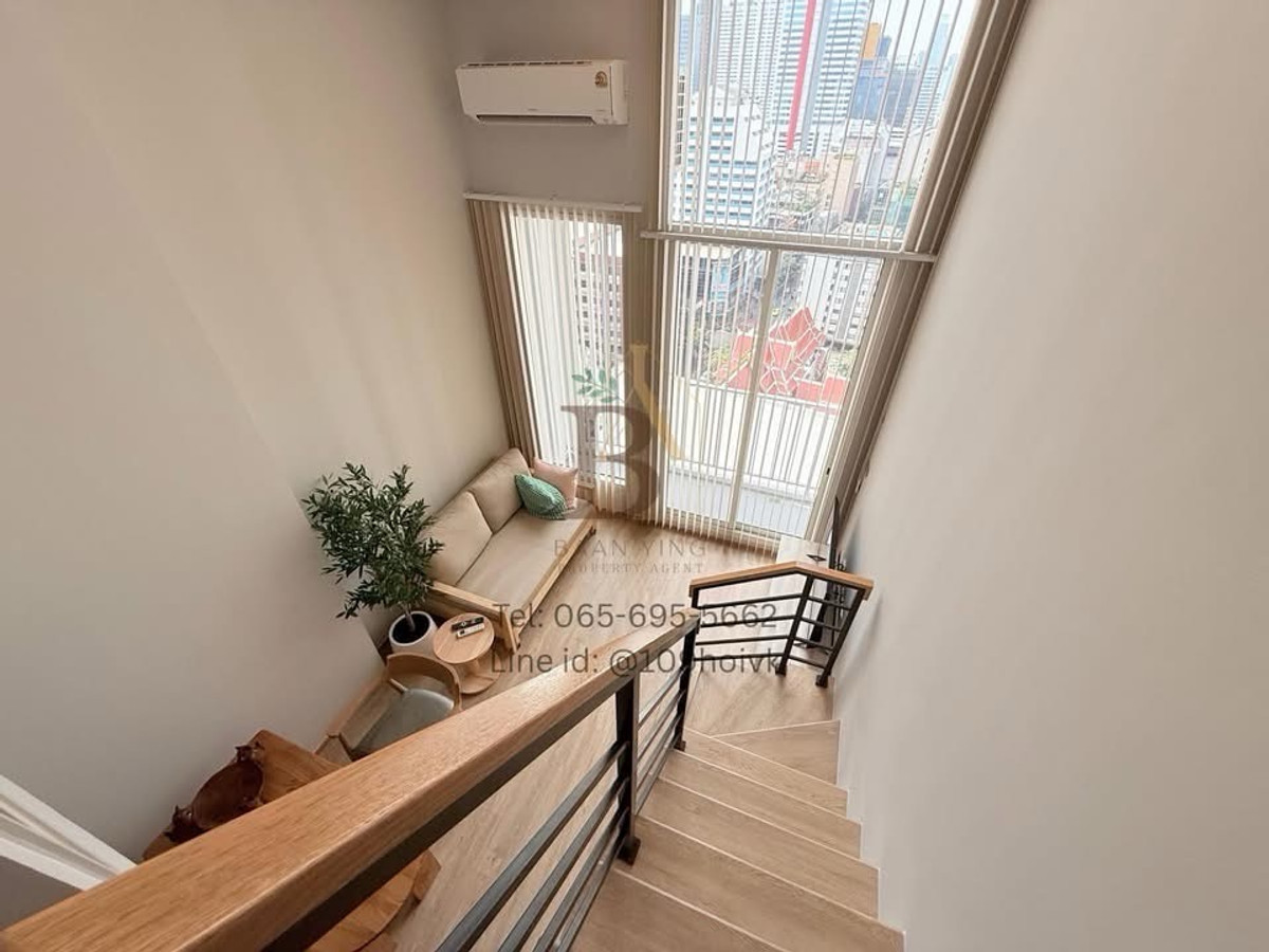 ให้เช่าคอนโดสยาม จุฬา สามย่าน : ห้องนี้เงียบไม่ได้ยินเสียงถนน🌟❗️มีโซฟาเบด เครื่องซัก-อบผ้า พร้อมอยู่ค่ะ🔥