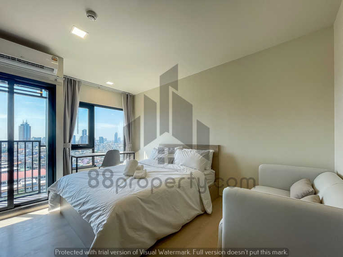 ให้เช่าคอนโดวงเวียนใหญ่ เจริญนคร : ✨ โฟล บาย แสนสิริ | ให้เช่าสตูดิโอชั้น 19 | ฿14,000/เดือน