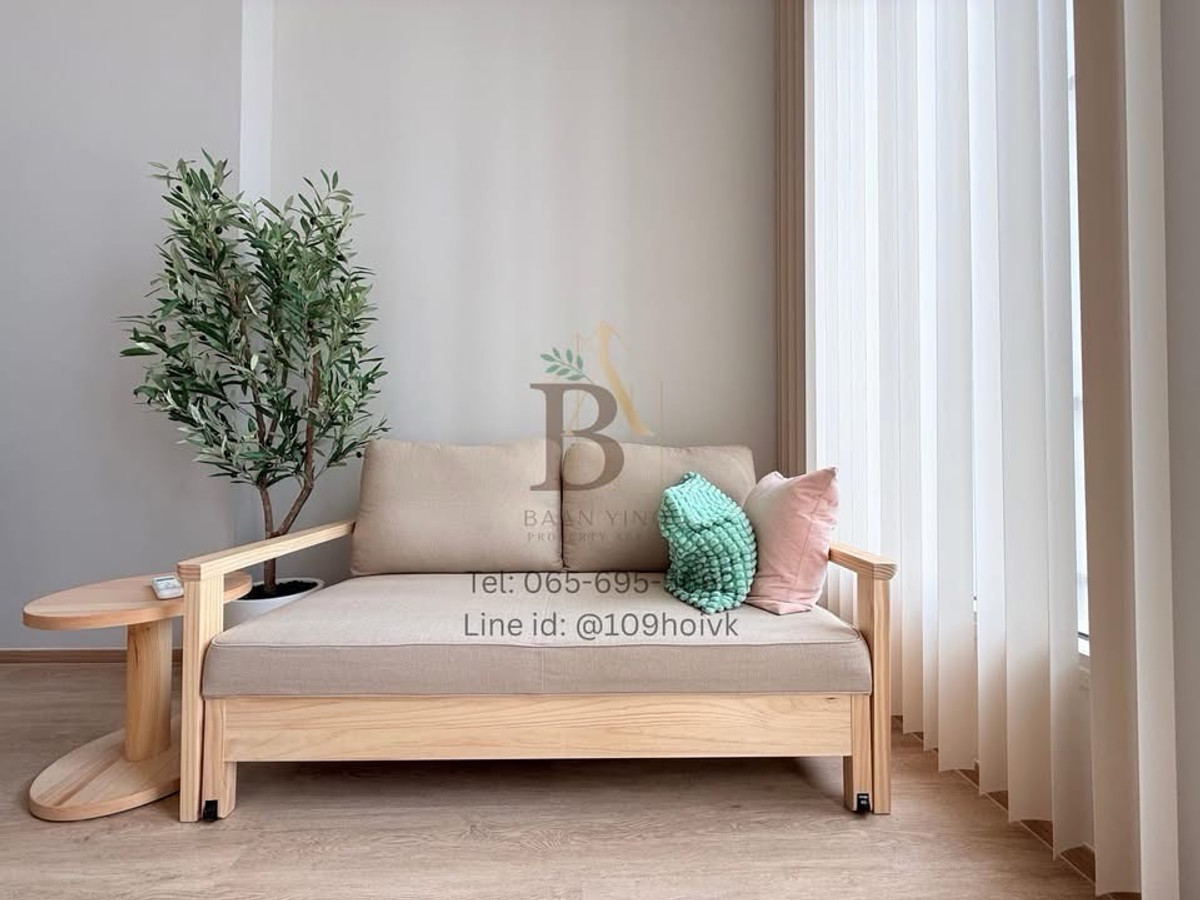 ให้เช่าคอนโดสยาม จุฬา สามย่าน : ห้องนี้เงียบไม่ได้ยินเสียงถนน🌟❗️มีโซฟาเบด เครื่องซัก-อบผ้า พร้อมอยู่ค่ะ🔥