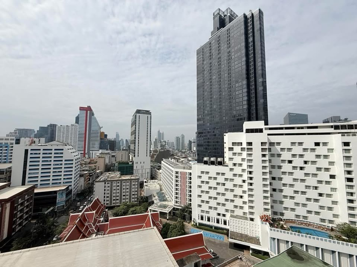 ให้เช่าคอนโดสยาม จุฬา สามย่าน : ห้องนี้เงียบไม่ได้ยินเสียงถนน🌟❗️มีโซฟาเบด เครื่องซัก-อบผ้า พร้อมอยู่ค่ะ🔥