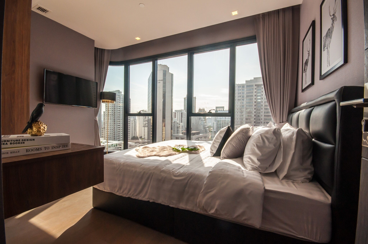 For RentCondoSukhumvit, Asoke, Thonglor : For rent Condo Ashton Asoke 2 bed 1 bath fully furnished (S03-1833) 