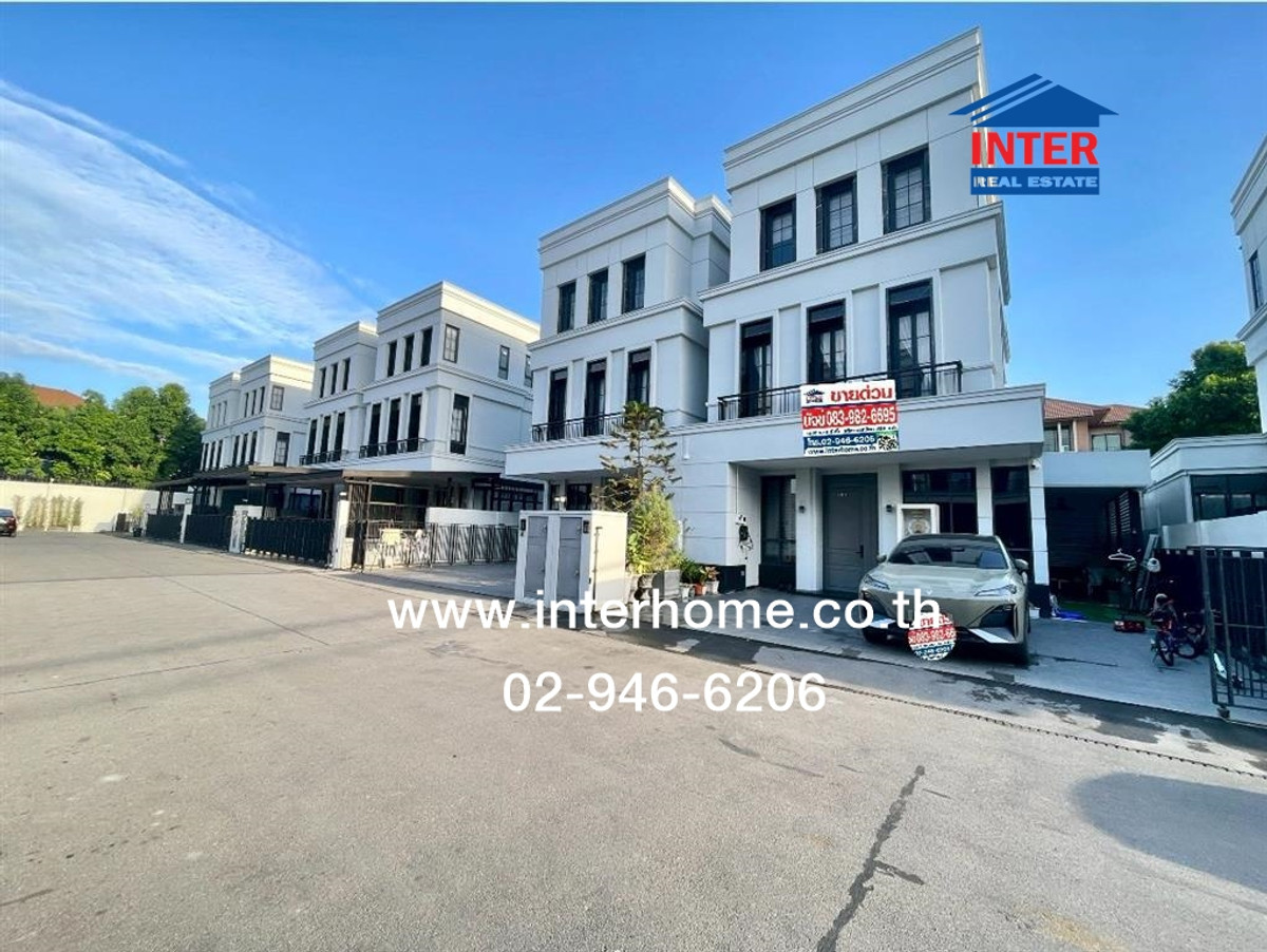 ขายนวมินทร์ รามอินทรา : บ้านเเฝด 3 ชั้น 42.2 ตร.ว. หมู่บ้านอีตันเรสซิเด้นซ์ เกษตรนวมินทร์- รามอินทรา ซอยรามอินทรา62 ถนนรามอินทรา ถนนเกษตรนวมินทร์ เขตคันนายาว กรุงเทพมหานคร