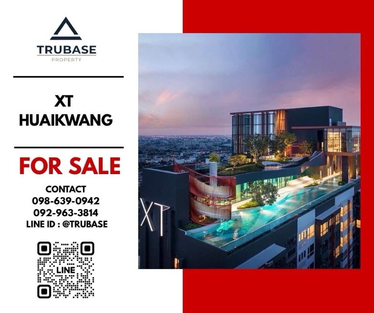 ขายคอนโดรัชดา ห้วยขวาง : 🌈 ขายคอนโด XT ห้วยขวาง — คอนโดติด MRT ห้วยขวาง เพียง 75 ม. 🚆