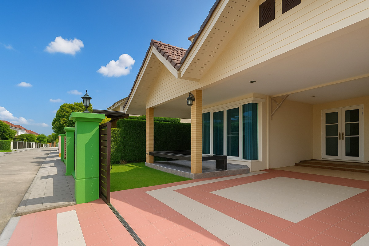 For RentHouseNonthaburi, Bang Yai, Bangbuathong : For Rent | Ready-to-Move-In Single House on Ratchaphruek Road — Furniture, Appliances & Free Wi-Fi Included