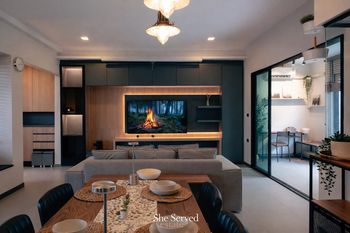 HouseBangna, Bearing, Lasalle : 🔺 VIVE Bangna KM.7🔺 3 bedrooms | 5 bathrooms | 1 maids room, beautifully decorated, ready to move in ✨