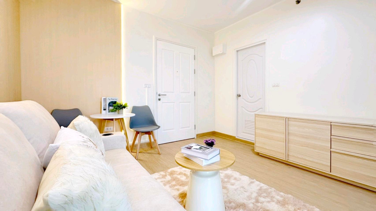 For SaleCondoRamkhamhaeng, Hua Mak : 🏡Beautiful room, good location, next to 🚅 AirportLink 📌 Condo U Delight @Hua Mak Station✨️