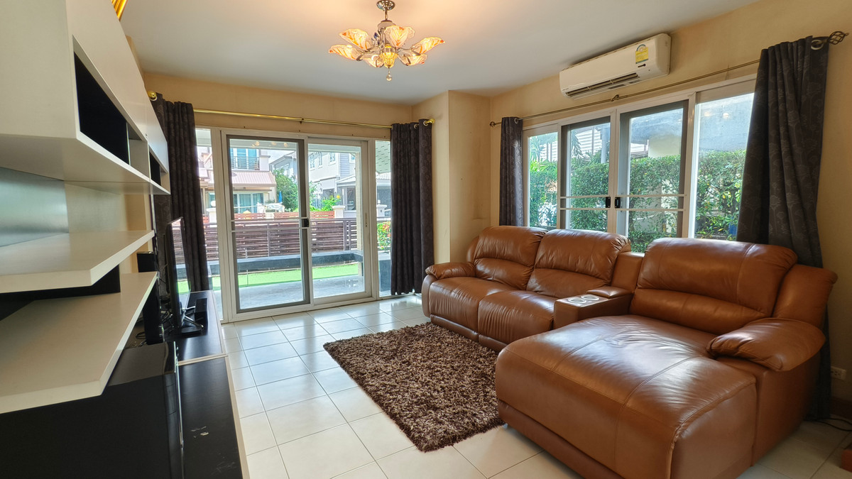 ให้เช่าบ้านนนทบุรี บางใหญ่ บางบัวทอง : ให้เช่าบ้านเดี่ยวติดถนนราชพฤกษ์ เฟอร์+เครื่องใช้ไฟฟ้า+free wifi