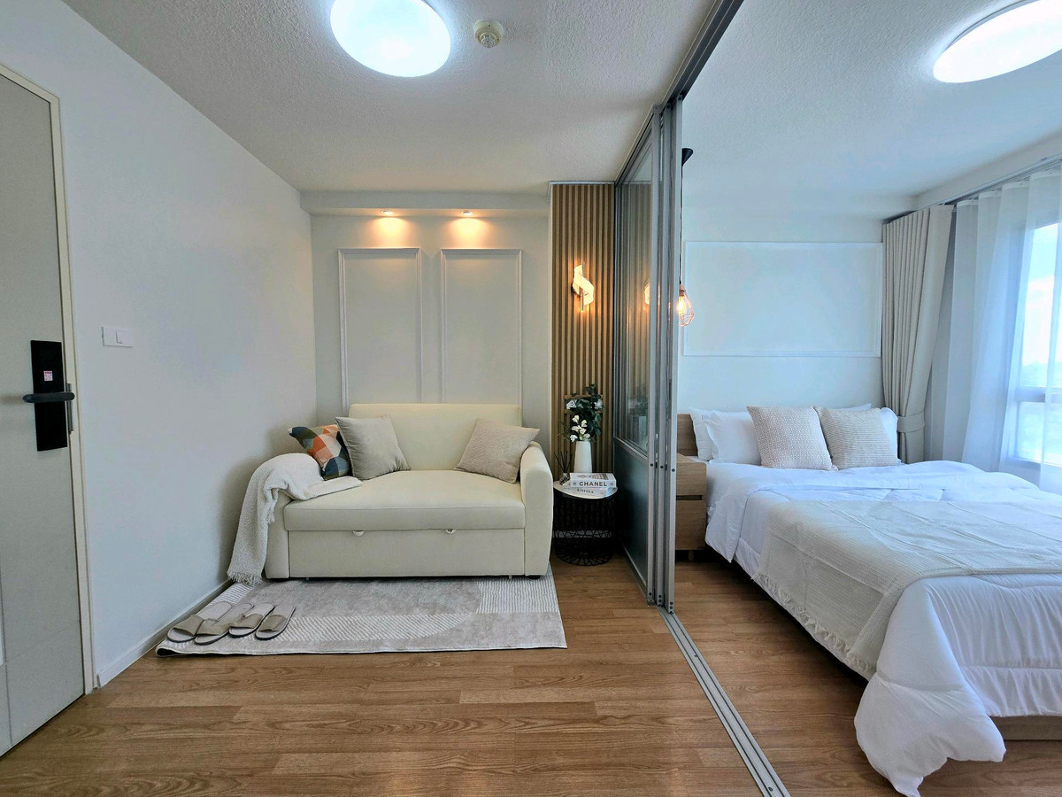 ขายคอนโดลาดกระบัง สุวรรณภูมิ : 🌙 พักผ่อนเต็มอิ่ม 👔แม้ทำงานเป็นกะ คอนโดเงียบสงบ ส่วนกลางครบ ตอบโจทย์คนนอนกลางวัน😴💤